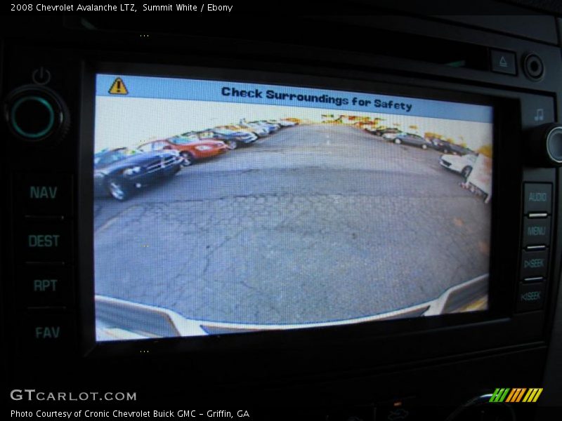 Summit White / Ebony 2008 Chevrolet Avalanche LTZ