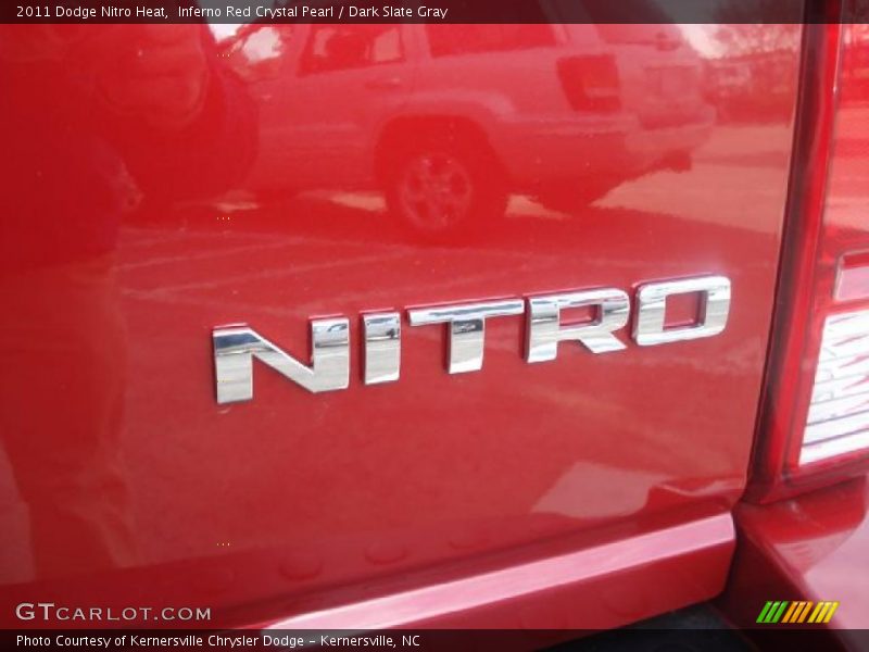 Inferno Red Crystal Pearl / Dark Slate Gray 2011 Dodge Nitro Heat