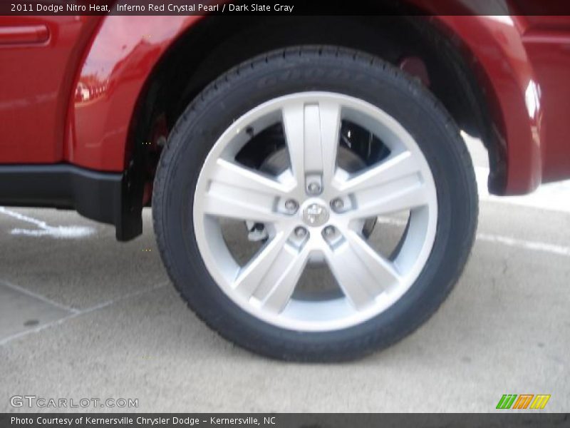 Inferno Red Crystal Pearl / Dark Slate Gray 2011 Dodge Nitro Heat