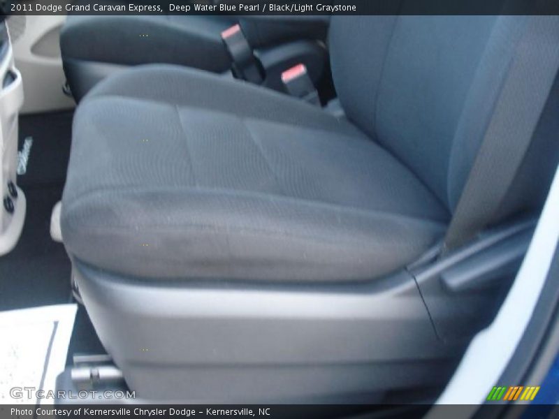 Deep Water Blue Pearl / Black/Light Graystone 2011 Dodge Grand Caravan Express