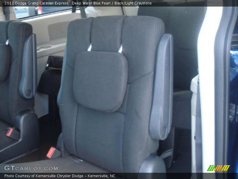 Deep Water Blue Pearl / Black/Light Graystone 2011 Dodge Grand Caravan Express