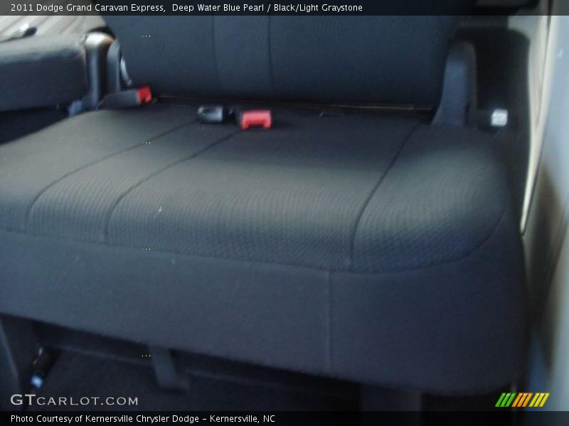 Deep Water Blue Pearl / Black/Light Graystone 2011 Dodge Grand Caravan Express