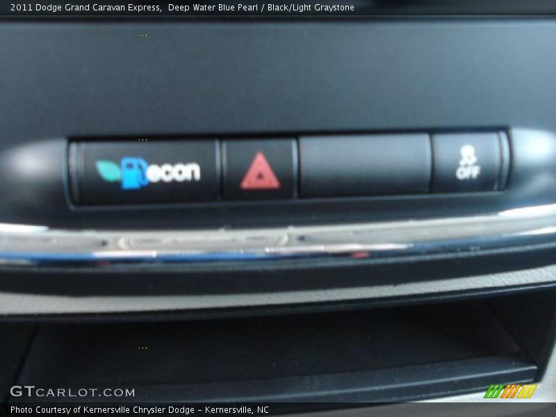 Deep Water Blue Pearl / Black/Light Graystone 2011 Dodge Grand Caravan Express