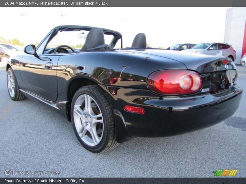 Brilliant Black / Black 2004 Mazda MX-5 Miata Roadster