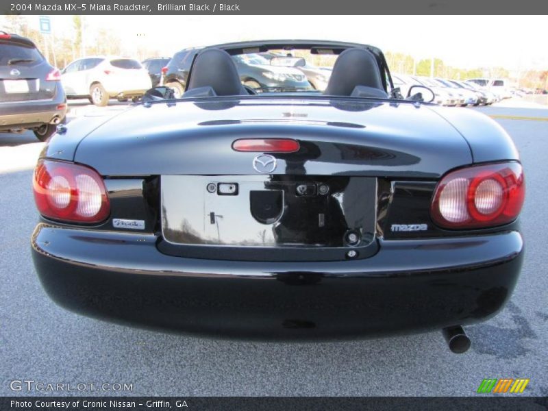 Brilliant Black / Black 2004 Mazda MX-5 Miata Roadster