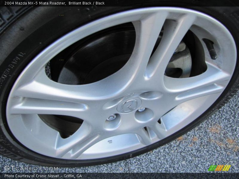 Brilliant Black / Black 2004 Mazda MX-5 Miata Roadster