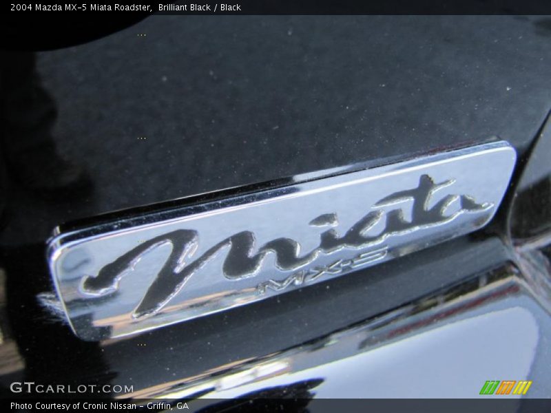 Brilliant Black / Black 2004 Mazda MX-5 Miata Roadster