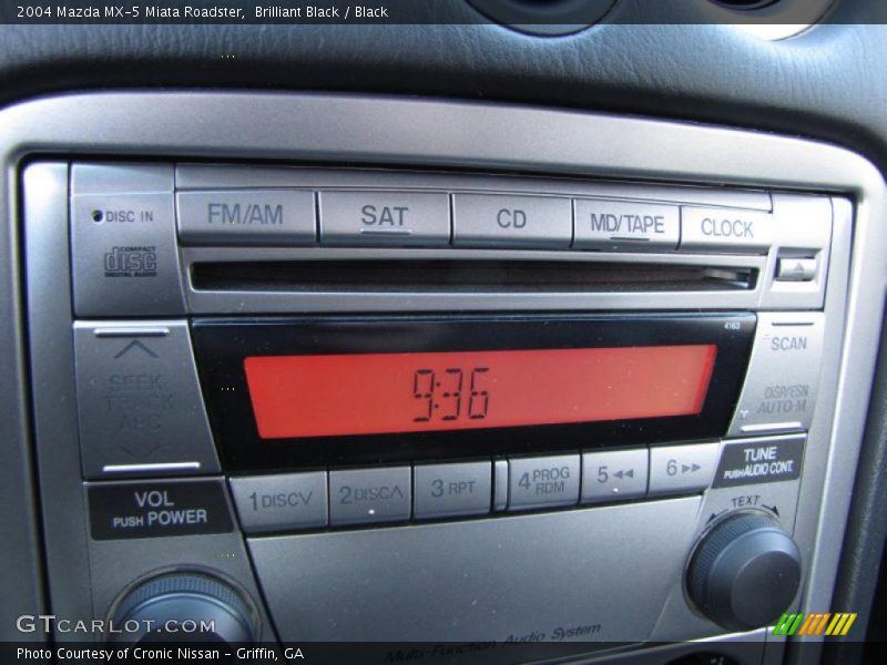 Brilliant Black / Black 2004 Mazda MX-5 Miata Roadster