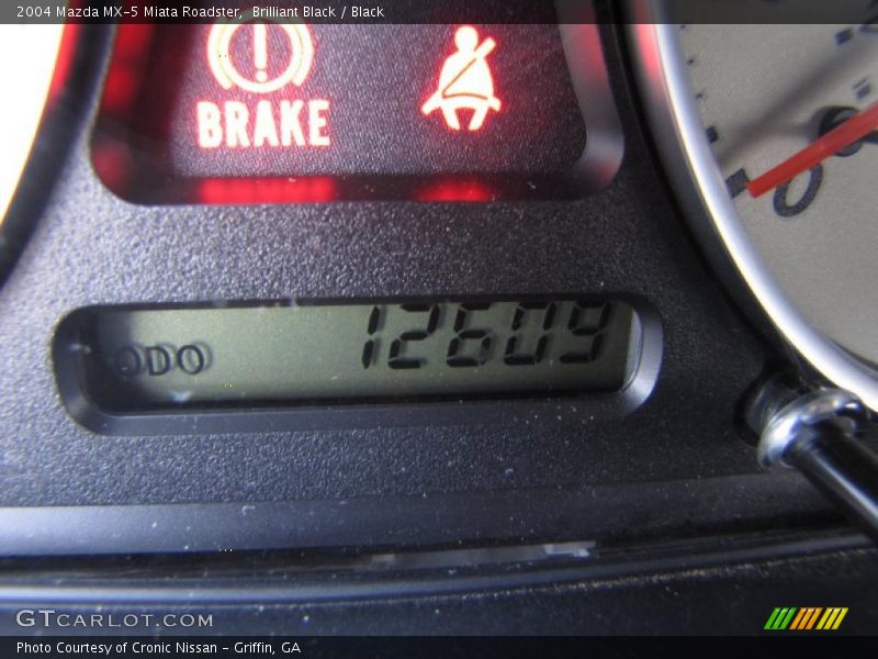 Brilliant Black / Black 2004 Mazda MX-5 Miata Roadster