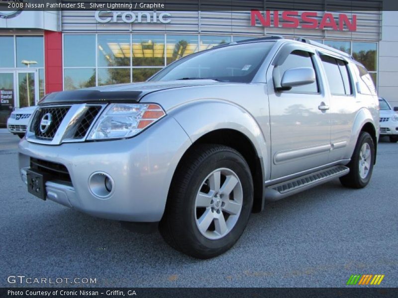 Silver Lightning / Graphite 2008 Nissan Pathfinder SE