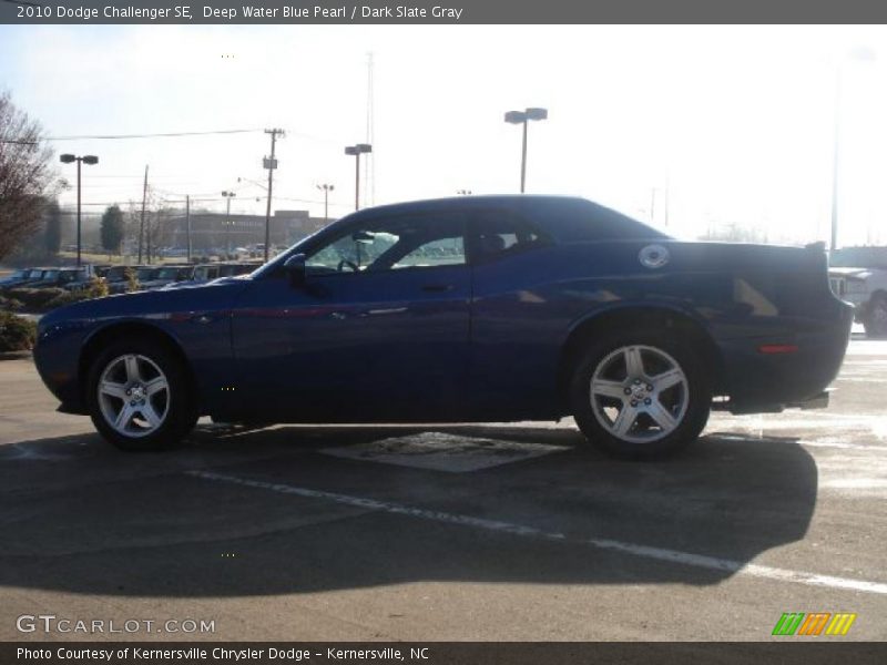 Deep Water Blue Pearl / Dark Slate Gray 2010 Dodge Challenger SE