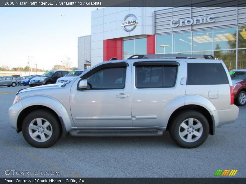Silver Lightning / Graphite 2008 Nissan Pathfinder SE