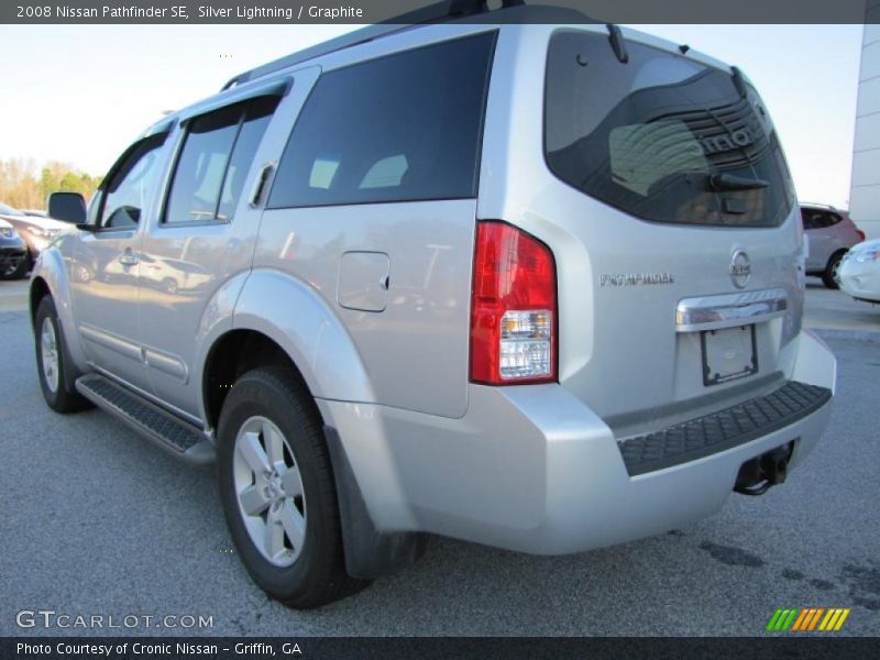 Silver Lightning / Graphite 2008 Nissan Pathfinder SE