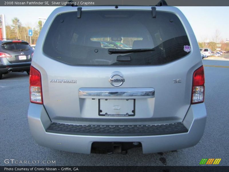 Silver Lightning / Graphite 2008 Nissan Pathfinder SE