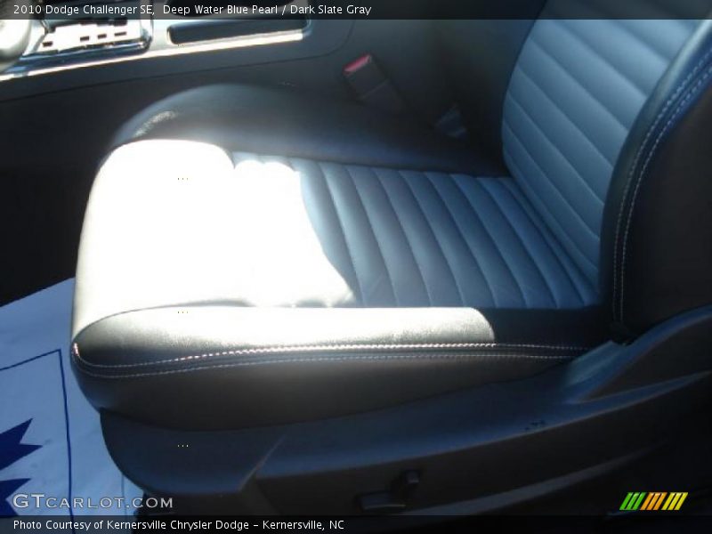 Deep Water Blue Pearl / Dark Slate Gray 2010 Dodge Challenger SE