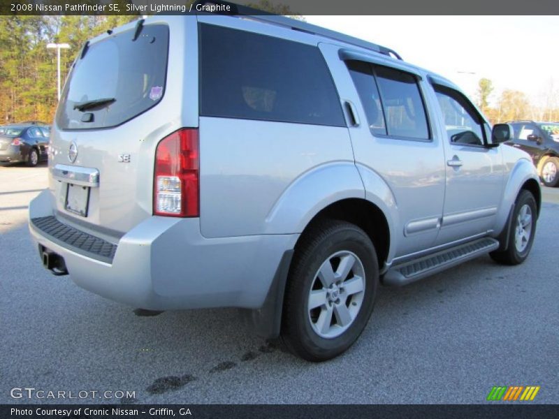 Silver Lightning / Graphite 2008 Nissan Pathfinder SE
