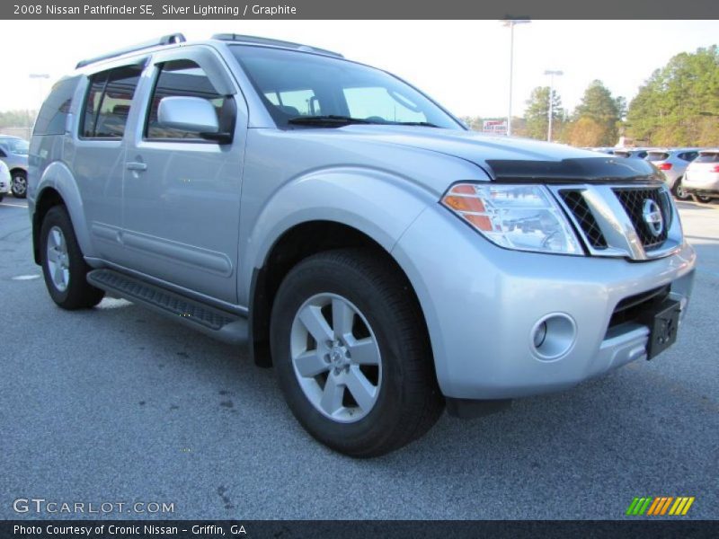 Silver Lightning / Graphite 2008 Nissan Pathfinder SE