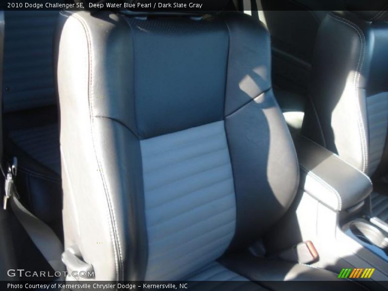 Deep Water Blue Pearl / Dark Slate Gray 2010 Dodge Challenger SE