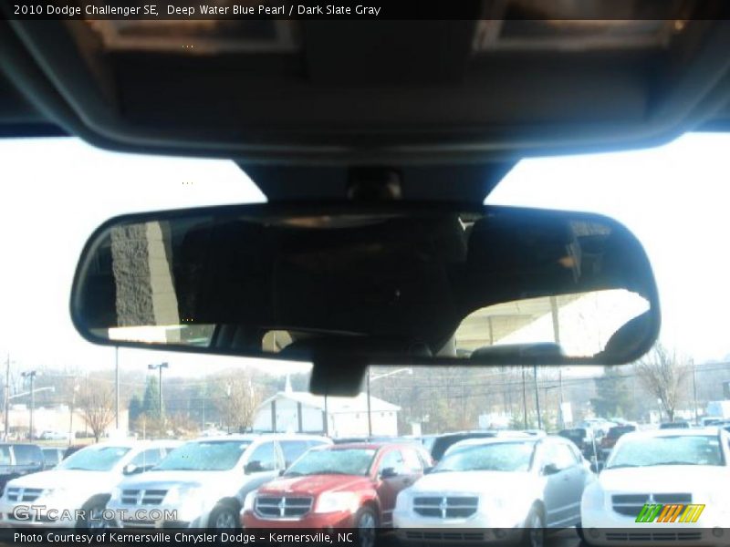 Deep Water Blue Pearl / Dark Slate Gray 2010 Dodge Challenger SE
