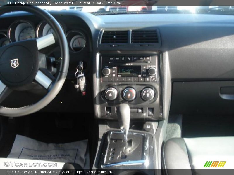 Deep Water Blue Pearl / Dark Slate Gray 2010 Dodge Challenger SE