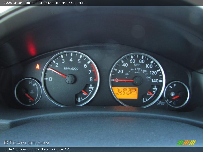 Silver Lightning / Graphite 2008 Nissan Pathfinder SE
