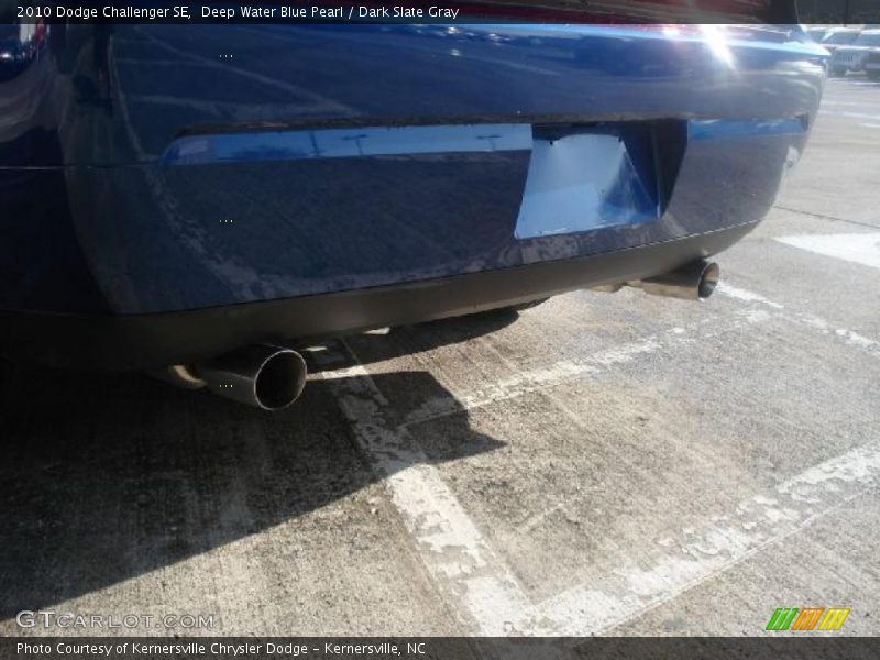 Deep Water Blue Pearl / Dark Slate Gray 2010 Dodge Challenger SE