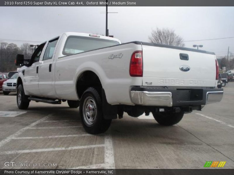 Oxford White / Medium Stone 2010 Ford F250 Super Duty XL Crew Cab 4x4