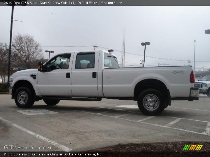 Oxford White / Medium Stone 2010 Ford F250 Super Duty XL Crew Cab 4x4