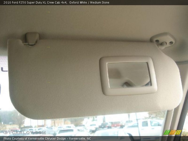 Oxford White / Medium Stone 2010 Ford F250 Super Duty XL Crew Cab 4x4