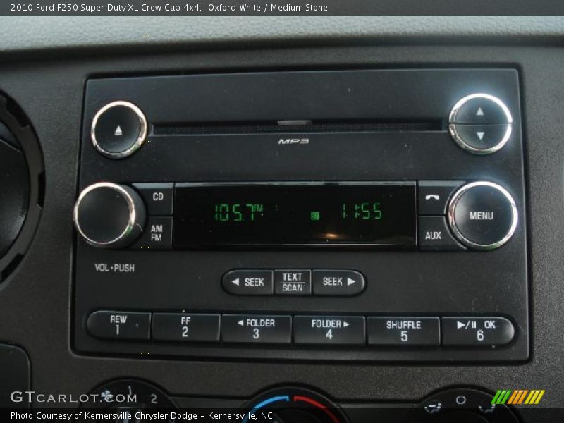 Oxford White / Medium Stone 2010 Ford F250 Super Duty XL Crew Cab 4x4