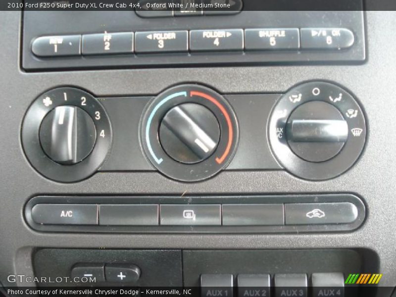 Oxford White / Medium Stone 2010 Ford F250 Super Duty XL Crew Cab 4x4