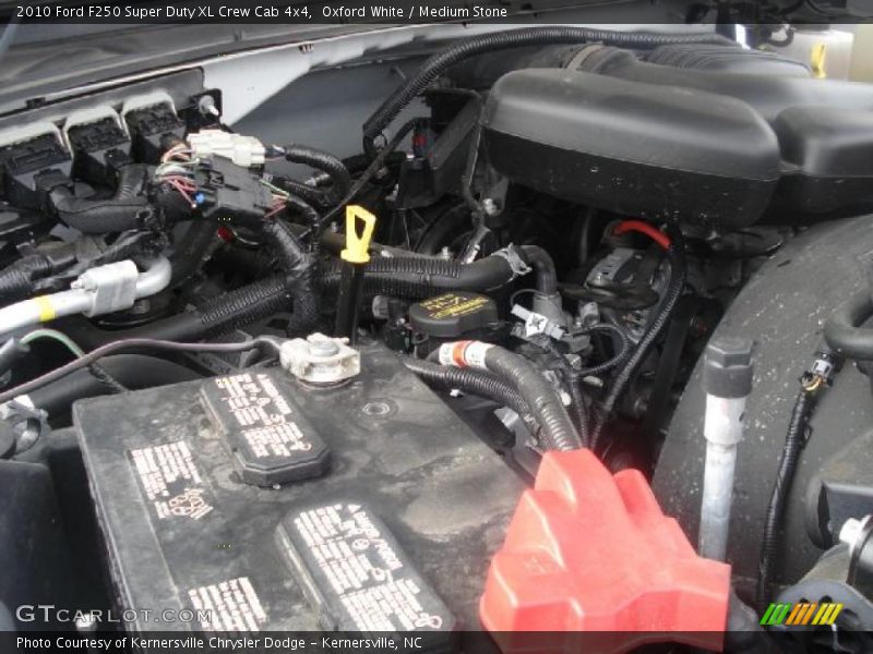Oxford White / Medium Stone 2010 Ford F250 Super Duty XL Crew Cab 4x4