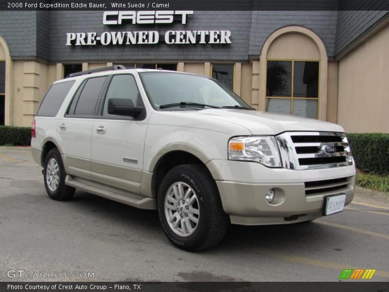 White Suede / Camel 2008 Ford Expedition Eddie Bauer