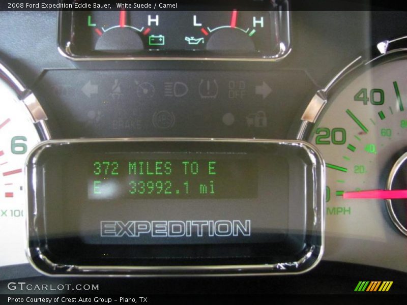 White Suede / Camel 2008 Ford Expedition Eddie Bauer