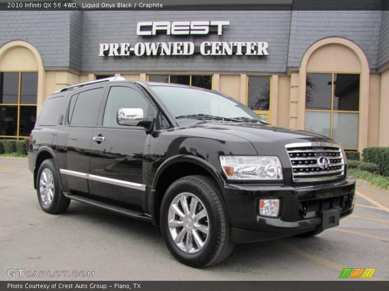Liquid Onyx Black / Graphite 2010 Infiniti QX 56 4WD