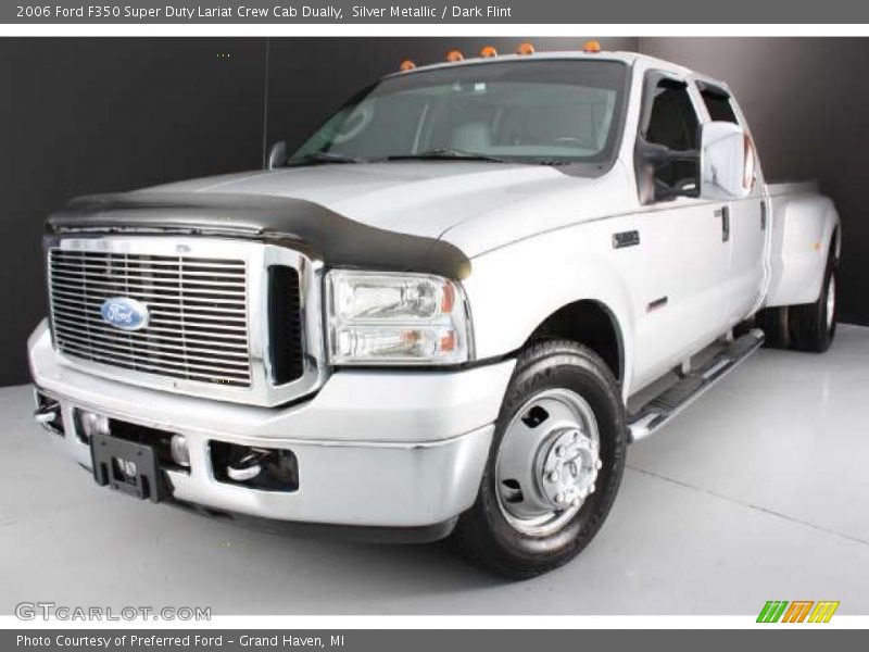 Silver Metallic / Dark Flint 2006 Ford F350 Super Duty Lariat Crew Cab Dually
