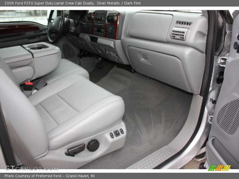 Silver Metallic / Dark Flint 2006 Ford F350 Super Duty Lariat Crew Cab Dually