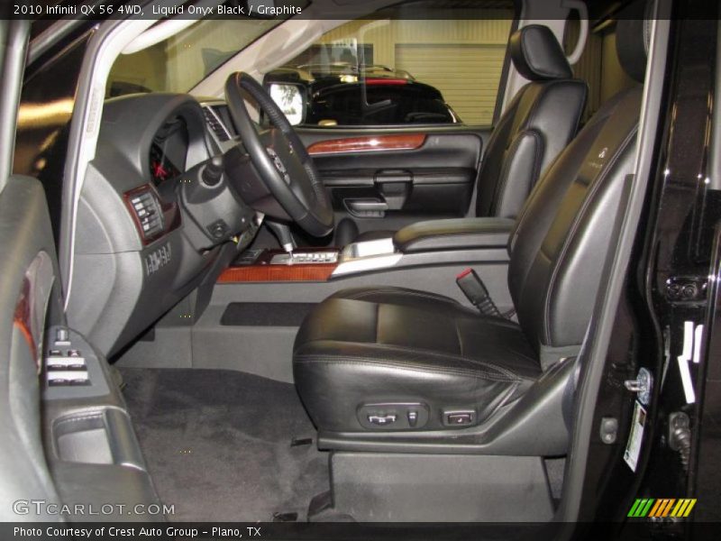  2010 QX 56 4WD Graphite Interior