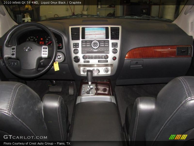Dashboard of 2010 QX 56 4WD