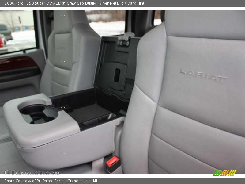 Silver Metallic / Dark Flint 2006 Ford F350 Super Duty Lariat Crew Cab Dually