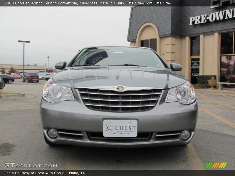 Silver Steel Metallic / Dark Slate Gray/Light Slate Gray 2008 Chrysler Sebring Touring Convertible