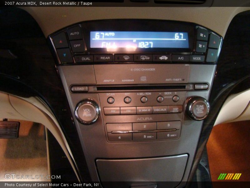 Desert Rock Metallic / Taupe 2007 Acura MDX