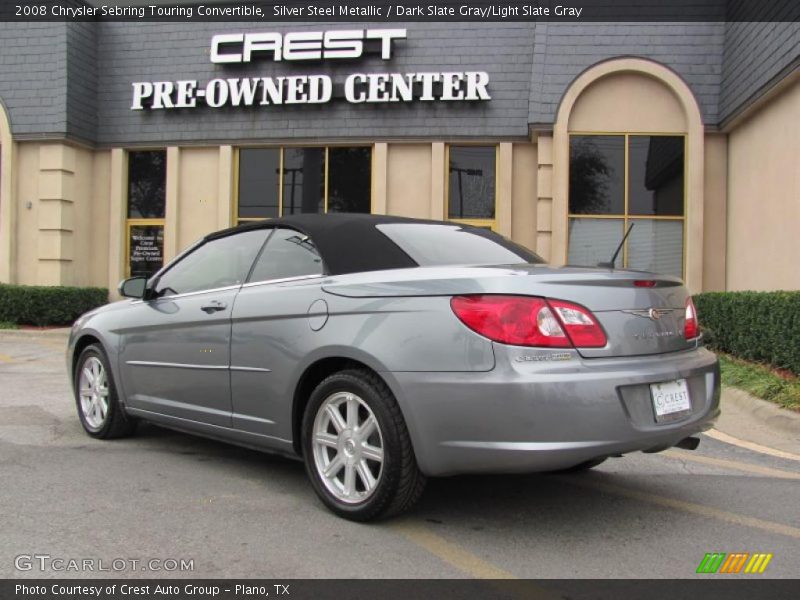 Silver Steel Metallic / Dark Slate Gray/Light Slate Gray 2008 Chrysler Sebring Touring Convertible