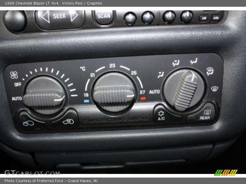 Victory Red / Graphite 1999 Chevrolet Blazer LT 4x4