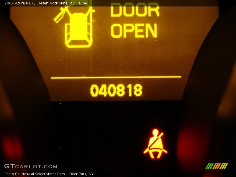 Desert Rock Metallic / Taupe 2007 Acura MDX