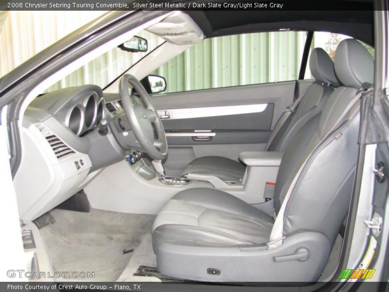 Silver Steel Metallic / Dark Slate Gray/Light Slate Gray 2008 Chrysler Sebring Touring Convertible