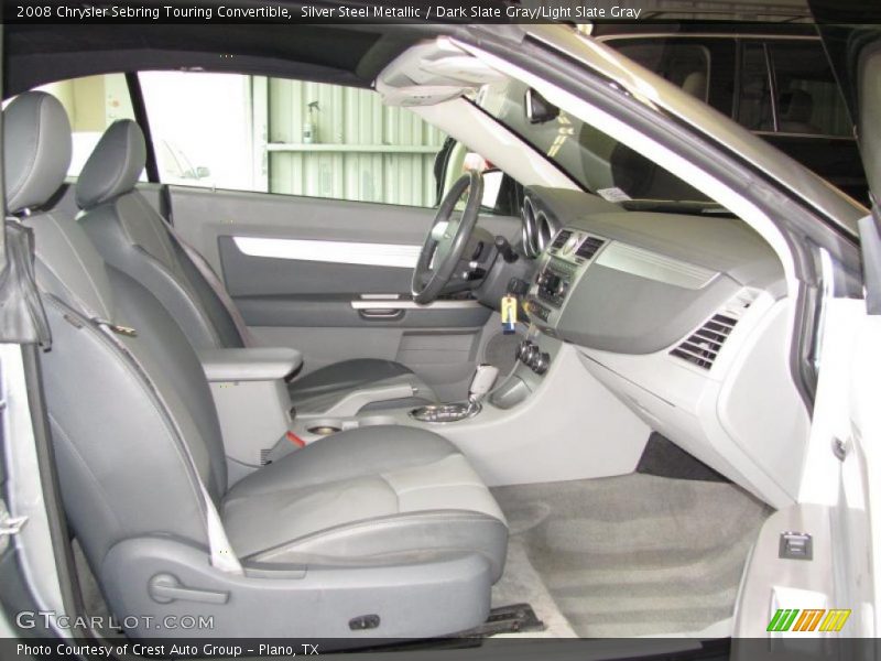 Silver Steel Metallic / Dark Slate Gray/Light Slate Gray 2008 Chrysler Sebring Touring Convertible