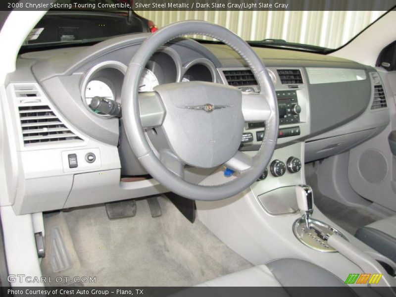 Silver Steel Metallic / Dark Slate Gray/Light Slate Gray 2008 Chrysler Sebring Touring Convertible