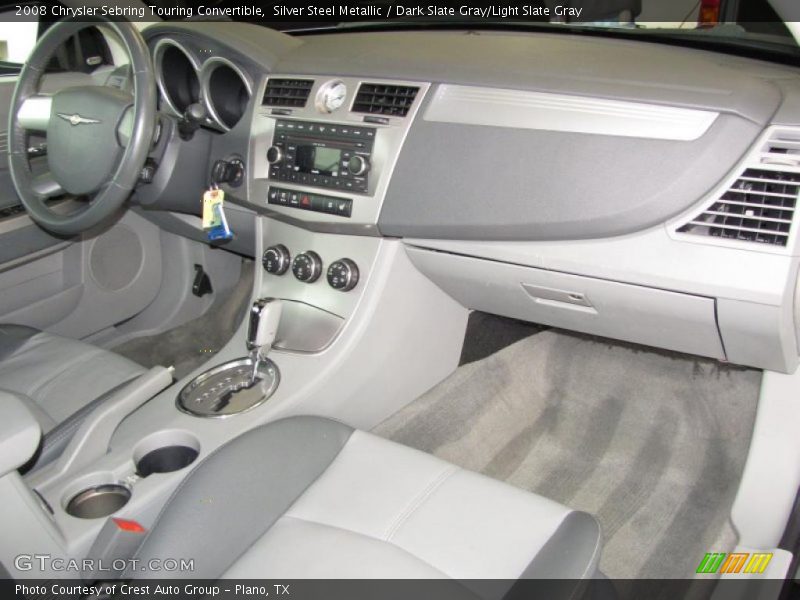 Silver Steel Metallic / Dark Slate Gray/Light Slate Gray 2008 Chrysler Sebring Touring Convertible
