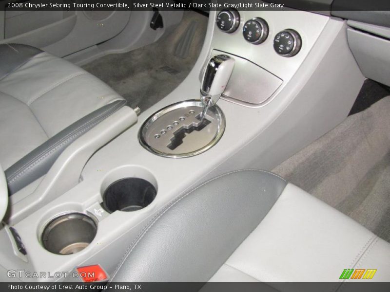 Silver Steel Metallic / Dark Slate Gray/Light Slate Gray 2008 Chrysler Sebring Touring Convertible